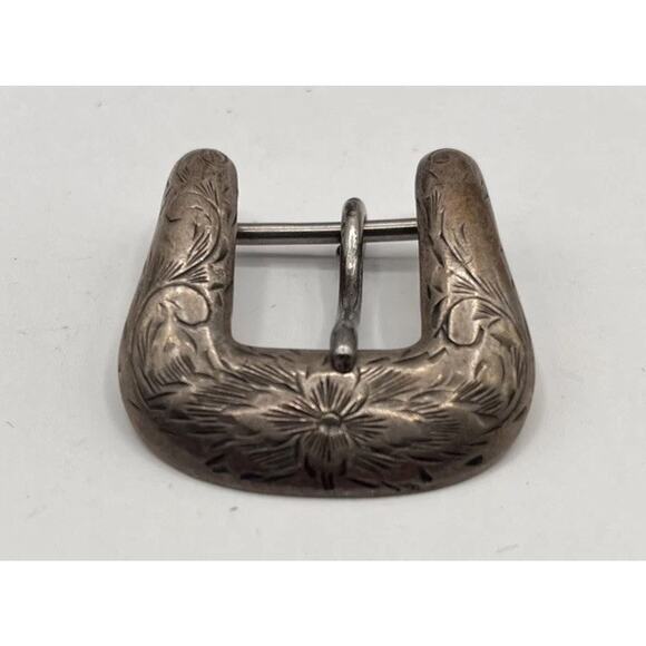 Vintage Western Silversmiths Canoga Park CA Sterling Silver Belt Buckle 1 Piece main image 5